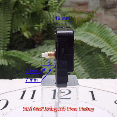 Máy Đồng Hồ Treo Tường Cao Cấp KIM TRÔI EASTAR – Bộ KIM VÀNG ĐỒNG Có DẠ QUANG + Tặng Pin Maxell - Trục Kim 13.5mm