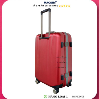Vali cao cấp Macsim Aksen hàng loại 1 MSAK6608 cỡ 28 inch-màu đỏ