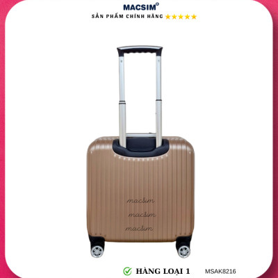 Vali cao cấp Macsim Aksen hàng loại 1 MSAK8216 cỡ 17 inch màu gold