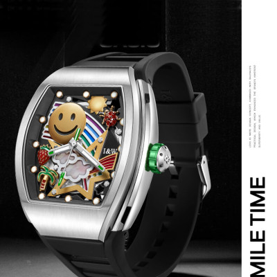 Đồng hồ nam chính hãng IW Carnival Sport IW757G-7,kính sapphire,chống xước,chống nước 50m,Bh 24 tháng,máy cơ (automatic