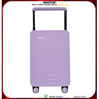 Vali cao cấp Macsim SMLV2301 cỡ 20 inch màu tím- Hàng loại 1