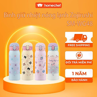 Bình giữ nhiệt nóng lạnh Zojirushi 0.48L SM-WG48, bảo hành giữ nhiệt 1 năm