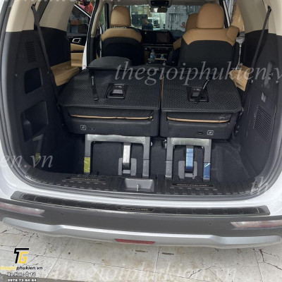 Bộ ỐP CHỐNG TRẦY BẬC CỬA VÀ BẬC CỐP CACBON Kia Carnival