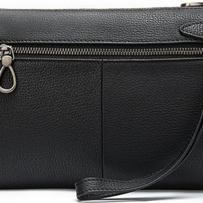 Clutch da bò thật cao cấp BAOHA LEATHER BHM8986 Ví da cầm tay cao cấp.