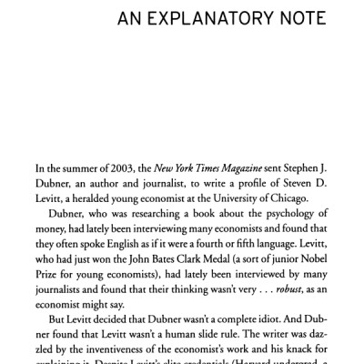 Freakonomics : A Rogue Economist Explores the Hidden Side of Everything (Revised Edition Includes New Material)