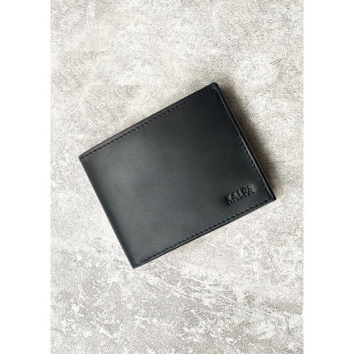 Ví nam Kalpa da bò màu đen MMVDD001 