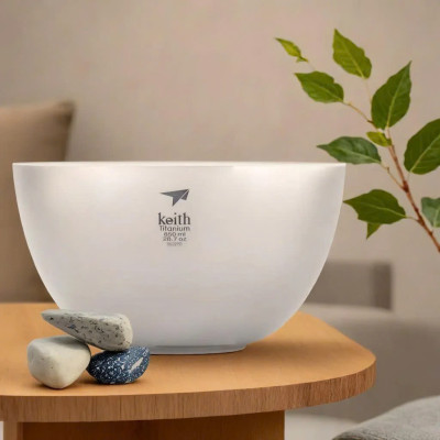 Tô chén ăn cách nhiệt 2 lớp Titanium Keith Ti5355 - 850ml