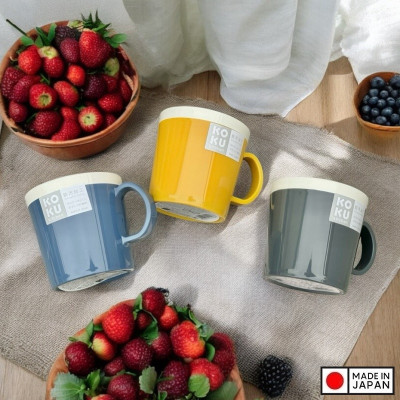 Cốc uống nước có quai Koku 300ml - Hàng nội địa Nhật Bản 