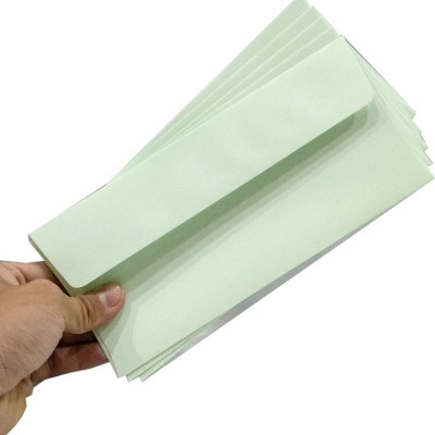 Bao Thư Trắng Toppoint Giấy Thơm Có Keo 10.8 x 23.5 cm - Xanh (20 Cái/Lốc)