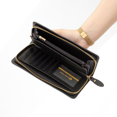 Ví cầm tay VICTOR - 1 dây kéo | Anh Tho leather