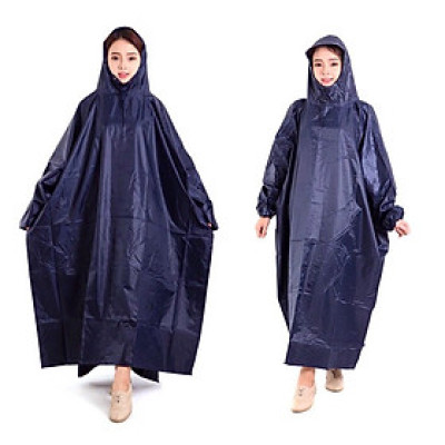 Áo mưa cánh dơi dài 1.4m vải dù siêu bền, màu sắc ngẫu nhiên