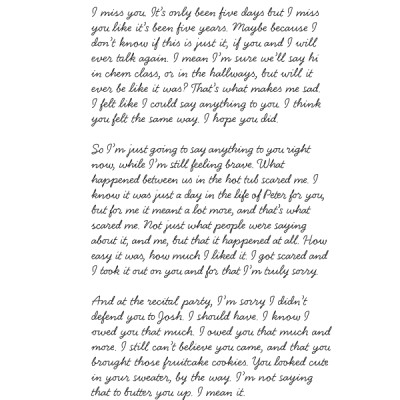 P.S. I Still Love You (To All The Boys I