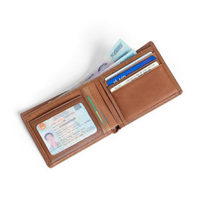 Ví Da Bò Sáp GP Premium Leather 100% DA THẬT