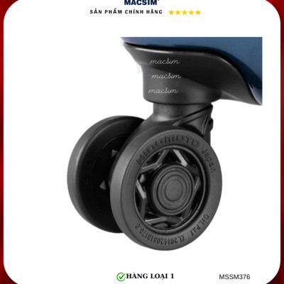 Vali cao cấp Macsim Smooire MSSM376 cỡ 20 inch màu shiny blue - Hàng loại 1