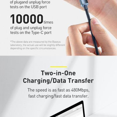Cáp sạc nhanh và truyền dữ liệu Ba-se-us PD 20W, Ba-se-us Crystal Shine Series Fast Charging Data Cable C to iP 20W - Hàng chính hãng