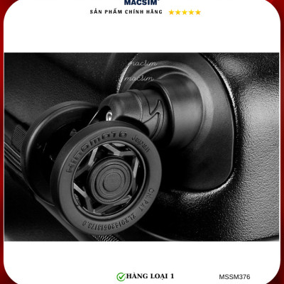 Vali cao cấp Macsim Smooire MSSM376 cỡ 20 inch màu đen - Hàng loại 1