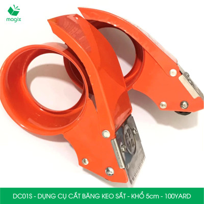 DC01S - Đồ cắt băng keo sắt khổ 5cm loại 100yard - Dụng cụ cắt băng keo, dao cắt băng dính