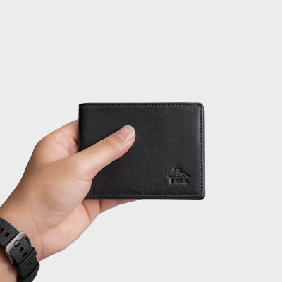Ví nam da bò Lata ( Thời trang nam - Ví da thật LVN71 )