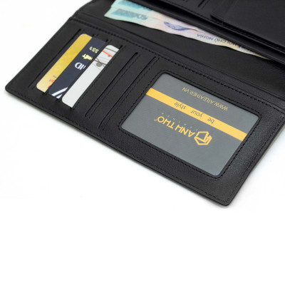 Ví dài da bò EMO | MNLW-01 | Anh Tho leather