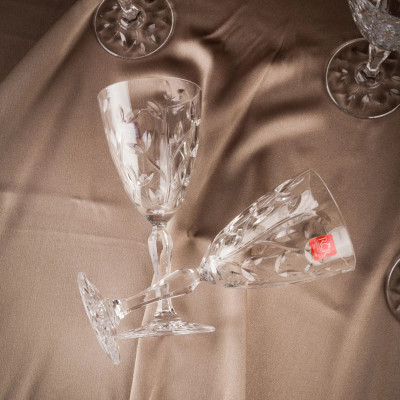 Ly Rượu Vang Thuỷ Tinh Pha Lê Ý RCR - Laurus Goblet 230ml