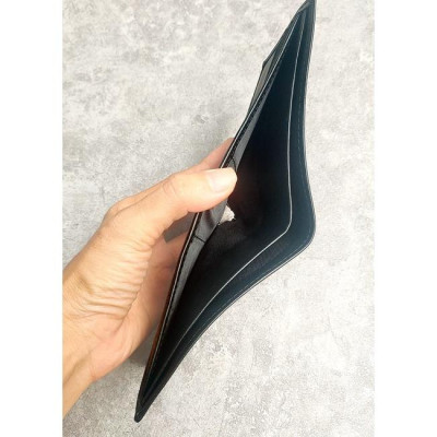 Ví nam Kalpa da bò màu đen MMVDD001 