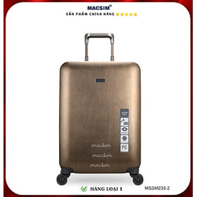Vali cao cấp Macsim Smooire MSSM1233-2 cỡ 21 inch màu gold hàng loại 1