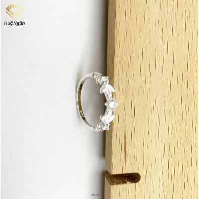 Nhẫn bạc Ý 925 Huệ Ngân - Lá xinh RR1796