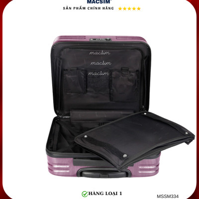 Vali cao cấp Macsim Smooire MSSM334 cỡ 16 inch màu hồng - Hàng loại 1