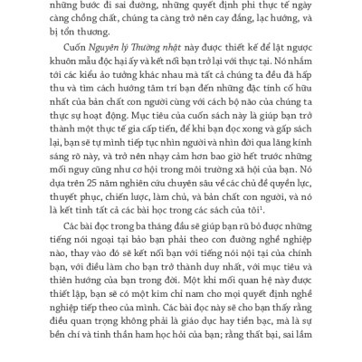 Nguyên Lý Thường Nhật - 366 Suy Ngẫm Về Quyền Lực, Quyến Rũ, Làm Chủ, Chiến Lược, Và Bản Chất Con Người