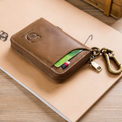 Ví nam đựng tiền đựng chìa khóa đựng thẻ đa năng 100% da bò thật cao cấp phong cách mới