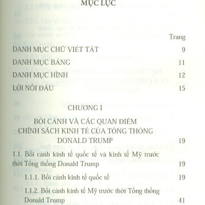 Một Số Chính Sách Kinh Tế Của MỸ Dưới Thời Tổng Thống DONALD TRUMP