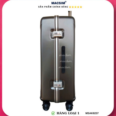 Vali cao cấp Macsim Aksen hàng loại 1 MSAK8237 cỡ 28 inch-màu ghi xám