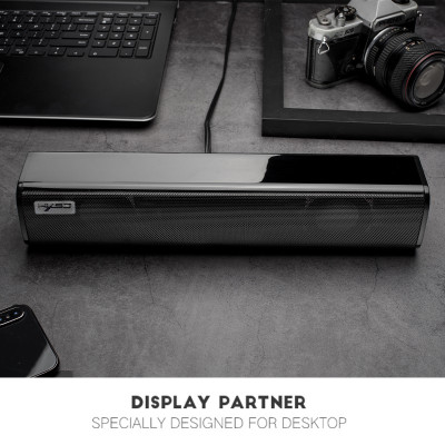 Loa vi tính soundbar Q2 cho máy tính laptop Hàng nhập khẩu