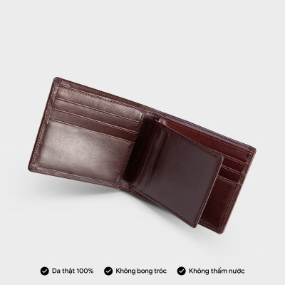 Ví nam da bò Lata ( Thời trang nam - Ví da thật LVN86 )