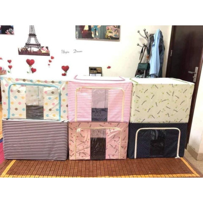 Túi Đựng Chăn Màn Khung Sắt gấp gọn của - giao mầu ngẫu nhiên