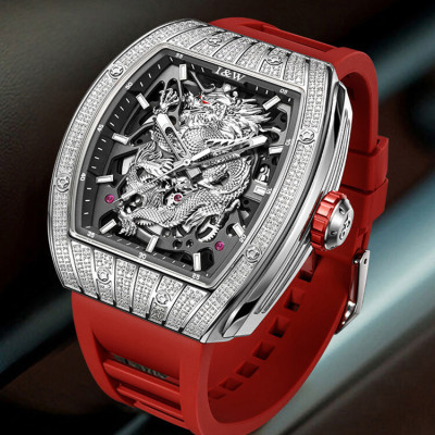 Đồng Hồ Nam I&W Carnival 787G2 Chính Hãng Full Box Chống Nước Kính Chống Xước Dây Silicone BH 5 Năm (Máy Cơ Tự Động)