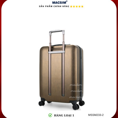 Vali cao cấp Macsim Smooire MSSM233 cỡ 21 inch màu gold - Hàng loại 1