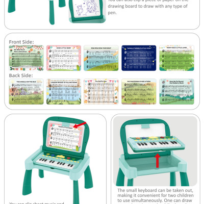 BAOLI - 2006B - Bàn Học Nhạc Giáo Dục 3in1 