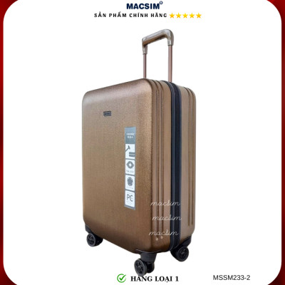 Vali cao cấp Macsim Smooire MSSM233 cỡ 21 inch màu gold - Hàng loại 1