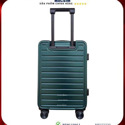 Vali cao cấp Macsim SMLV2230 cỡ 20 inch màu xanh đậm ( dark green)- Hàng loại 1