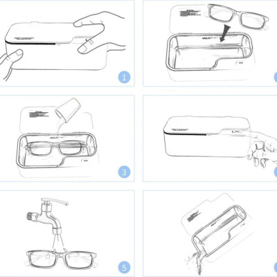 Máy rửa siêu âm GTsonic X1 – dung tích 450ml, thiết bị làm sạch kính mắt, trang sức, đồng hồ cho cửa hàng và tiệm vàng giúp loại bỏ bụi bẩn, dầu mỡ, cặn bám ở những vị trí nhỏ hẹp mà không gây trầy xước.