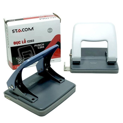 Bấm Lỗ 20 Tờ Stacom C203 (Mẫu Màu Giao Ngẫu Nhiên)