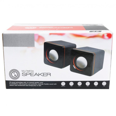 Loa Vi Tính Ruizu RZ180 2.1 - Đen - Hàng Nhập Khẩu