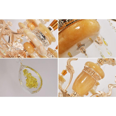 Đèn chùm NEEL kiểu dáng sang trọng trang trí nội thất hiện đại loại 15 tay - kèm bóng LED chuyên dụng 