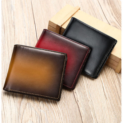 Ví nam ngang da bò loang cao cấp chống RFID BHM1216