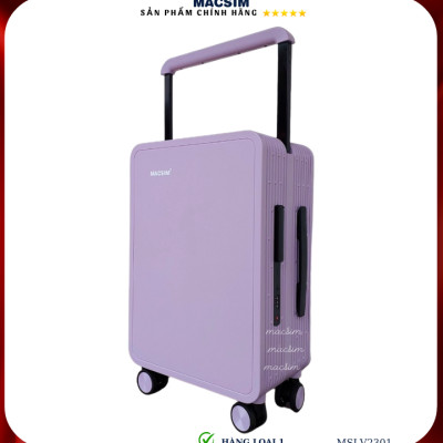 Vali cao cấp Macsim SMLV2301 cỡ 20 inch màu tím- Hàng loại 1