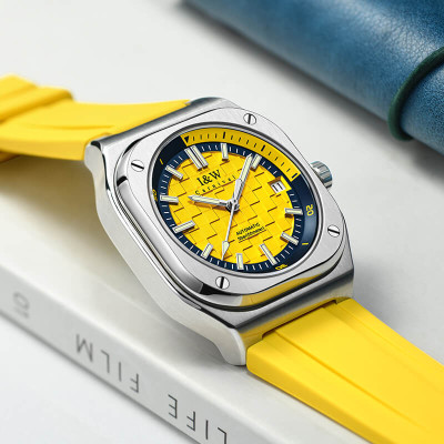 Đồng hồ nam chính hãng IW CARNIVAL IW673G-2,Kính sapphire ,chống xước,Chống nước ,BH 24 tháng,Máy cơ (Automatic)