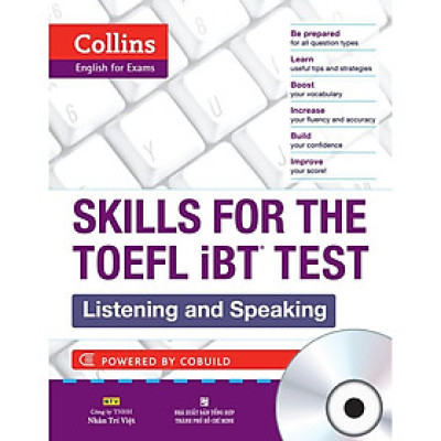 Sách - Collins Skills For The TOEFL iBT Test - Listening And Speaking (Kèm CD) - Nhân Trí Việt