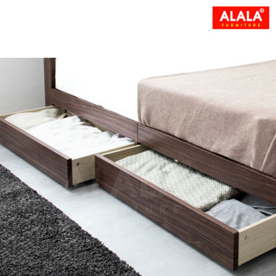 Giường ngủ ALALA28 + 2 hộc kéo / Miễn phí vận chuyển và lắp đặt/ Đổi trả 30 ngày/ Sản phẩm được bảo hành 5 năm từ thương hiệu ALALA/ Chịu lực 700kg