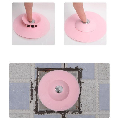 Miếng ngăn rác và giữ nước bồn rửa chén, lavabo, bồn rửa mặt PaKaSa (giao màu ngẫu nhiên)